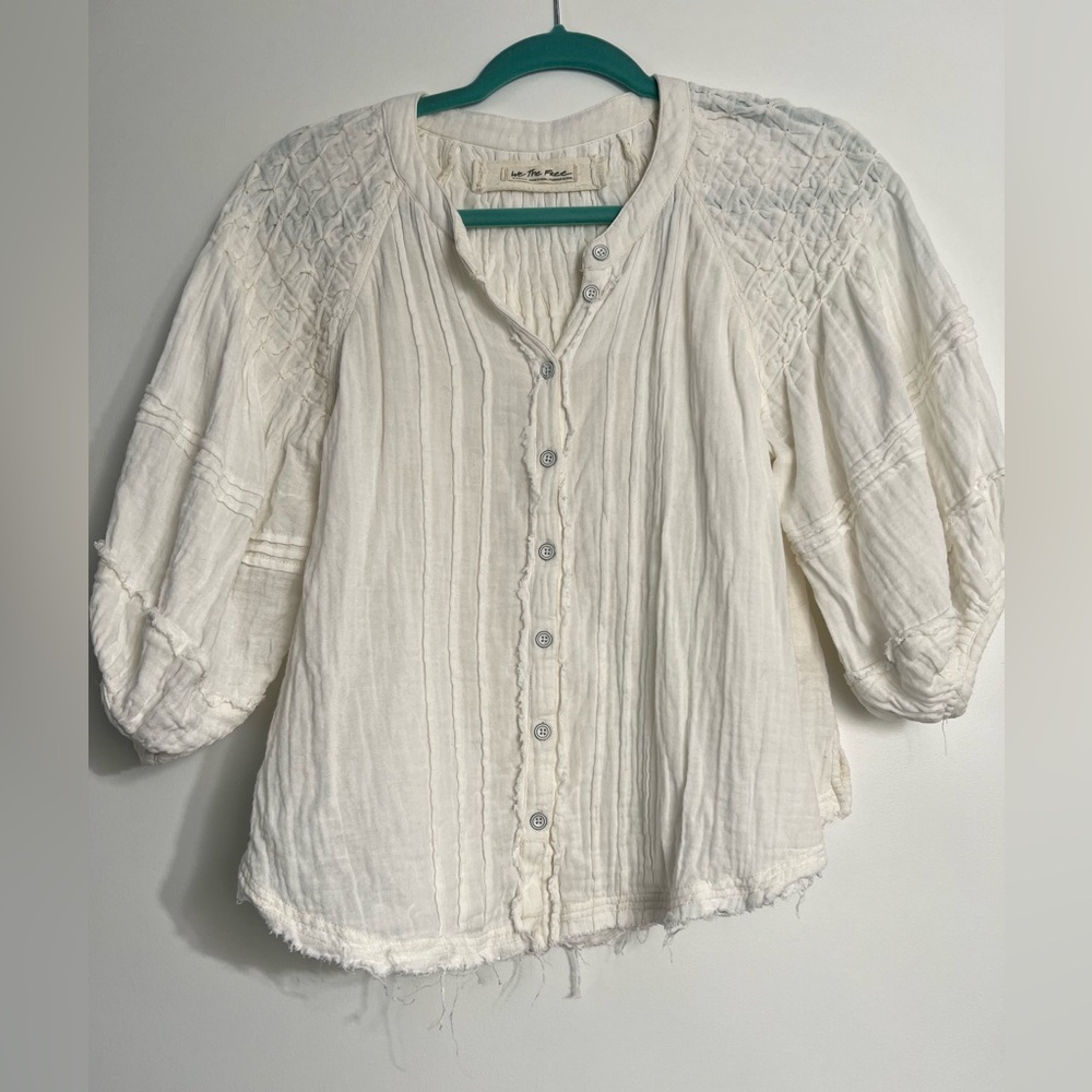 We the Free Peasant Blouse Size S
